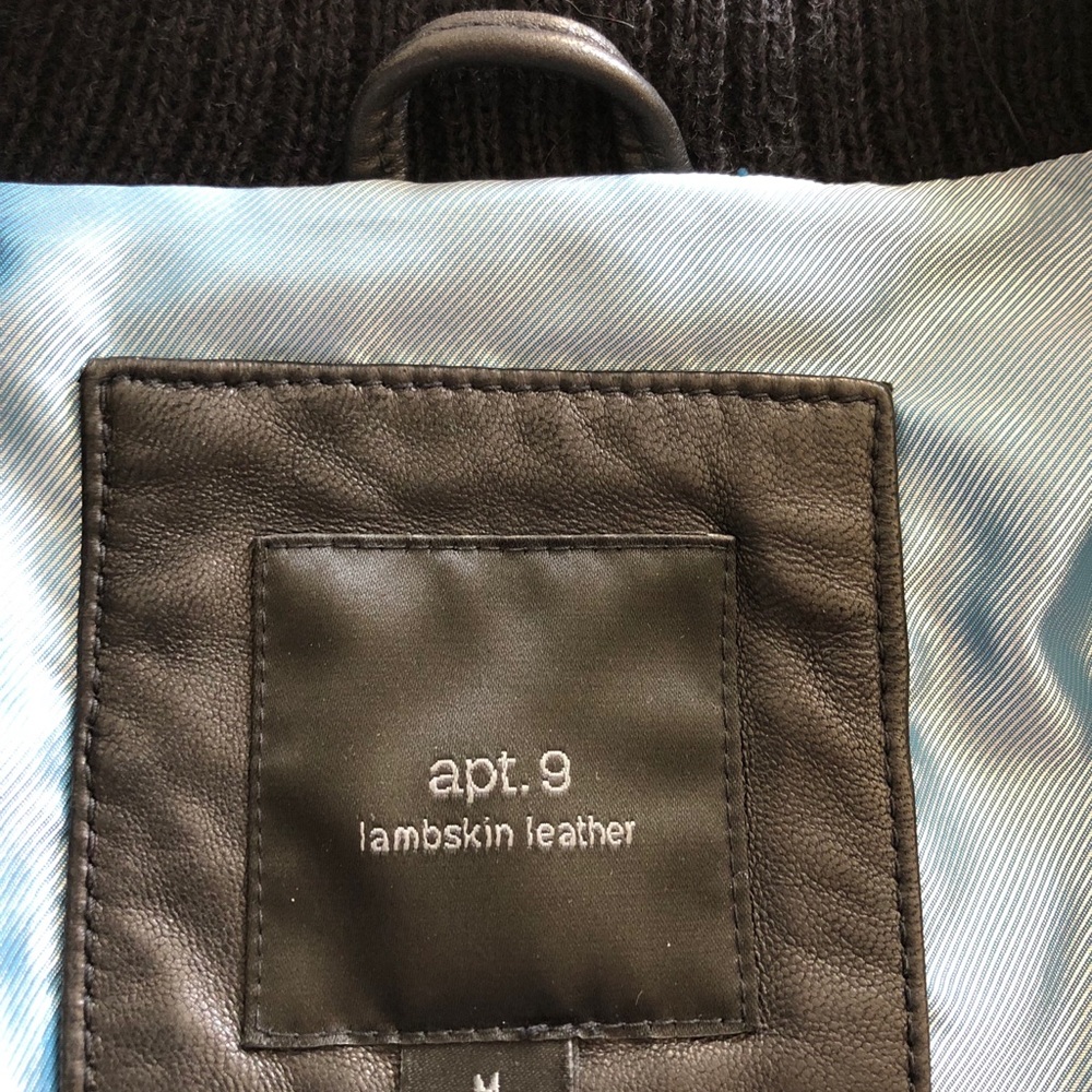 Ladies Black Leather Jacket - Picture 7 of 8